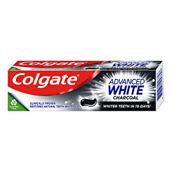 Bieliace zubná pasta s aktívnym uhlím Advanced Whitening Charcoal 75 ml