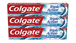 Bieliaca zubná pasta Triple Action White 3 x 75 ml