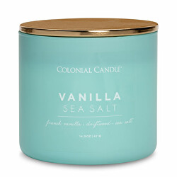 Vonná svíčka se třemi knoty Vanilla Sea Salt 411 g