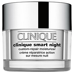 Cremă de noapte hidratantă pentru pielea uscată până la foarte uscată Clinique Smart Night (Custom- Repair Moisturizer Dry to Very Dry)