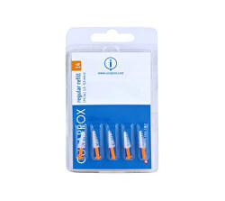 Náhradní mezizubní kartáčky Regular 14 - 5,0 mm Oranžové (Refill) 5 ks