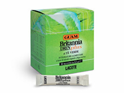 Tekutý doplněk stravy se zeleným čajem Britannia Dren Plus 30 sáčků