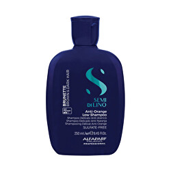 Shampoo zur Neutralisierung von Orangetönen Semi Di Lino Brunette (Anti-Orange Low Shampoo)