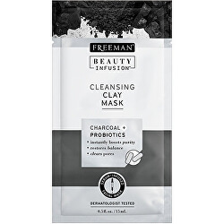 Čisticí jílová maska Aktivní uhlí a probiotika Beauty Infusion (Cleansing Clay Mask)
