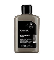 Čistící přípravek na obličej a vousy Man`s Ritual (Beard & Face Wash)
