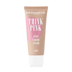 Aufhellende Tönungscreme Think Pink (Glow Toning Cream) 30 ml