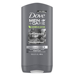Sprchový gél pre mužov Men + Care Charcoal & Clay ( Body And Face Wash)