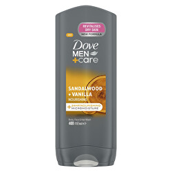 Vyživující sprchový gel Men+Care Sandalwood & Vanilla (Body, Face & Hair Wash)