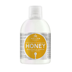 Hydratačný a revitalizačný šampón pre suché a poškodené vlasy KJMN (Honey Shampoo)