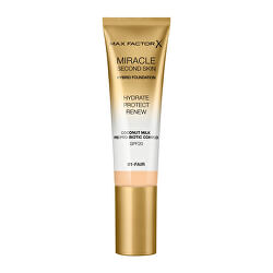 Ápoló smink természetes kinézetért Miracle Touch Second Skin SPF 20 (Hybrid Foundation) 30 ml