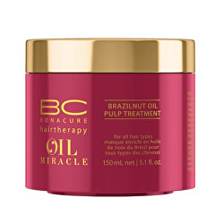 Mască nutritivă  și hidratantă pentru toate tipurile de păr  BC Bonacure Oil Miracle (Brazilnut Oil Pulp Treatment For All Hair Types) 