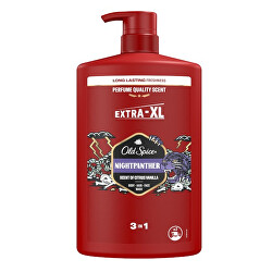 Gel de duș pentru bărbați NightPanther (Body-Hair-Face Wash)