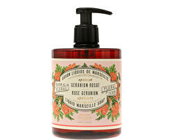 Tekuté mýdlo Rose Geranium (Liquid Marseille Soap)