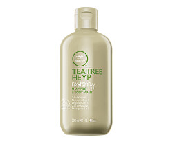 Shampoo e gel doccia alla canapa rinnovatore 2 in 1 Tea Tree Hemp (Restoring Shampoo & Body Wash)