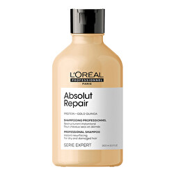 Regeneráló sampon nagyon sérült hajra Serie Expert Absolut Repair Gold Quinoa + Protein (Instant Resurfacing Shampoo)