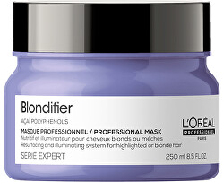 Mască reconstructivă și iluminatoare pentru păr blond Série Expert Blondifier (Masque)