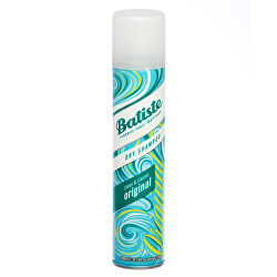 Trockenes Haarshampoo mit feinem frischem Duft 
