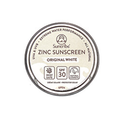 Prírodný opaľovací krém so zinkom SPF 30 Obličej & Sport biela