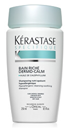 Nyugtató sampon érzékeny fejbőrre és száraz hajra Bain Riche Dermo-Calm (Hypoallergenic Cleansing Soothing Shampoo Sensitive Scalp Dry Hair)