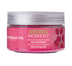 Opojný tělový peeling Aroma Moment Divoká malina (Delicious Body Scrub) 200 g