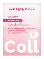 Omlazující pleťová maska Collagen (Face Mask) 2 x 8 ml