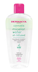 Apă micelară bifazică cu ulei de cânepă Cannabis (Micellar Water) 200 ml