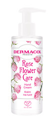 Krém na ruce s pumpičkou Růže Flower Care (Hand Cream) 150 ml