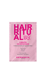 Mască renerativă intensivă pentru toate tipurile de păr Hair Ritual (5 Minutes SOS Repair Mask) 15 ml