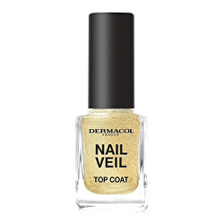 Lak na nehty Sparkling Beach Nail Veil (Top Coat) 11 ml