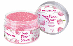 Opojný telový peeling Růže Flower Care (Delicious Body Scrub Rose) 200 g
