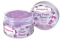 Opojný tělový peeling Šeřík Flower Care (Delicious Body Scrub Lilac) 200 g