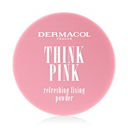 Osviežujúci fixačný púder Think Pink (Refreshing Fixing Powder) 10 g