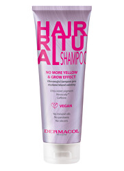 Șampon pentru nuanțe blond reci Hair Ritual (No More Yellow & Grow Effect Shampoo) 250 ml