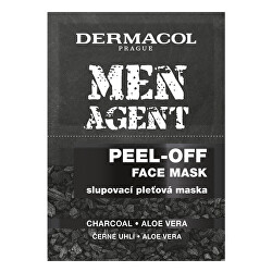 Slupovací pleťová maska Men Agent (Peel-Off Face Mask) 2 x 7,5 ml