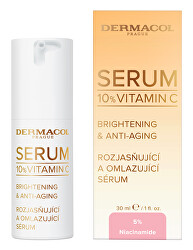 Rozjasňující a omlazující sérum s vitamínem C (Brightenning & Anti-Aging Serum) 30 ml