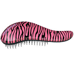 Perie de păr cu mâner Zebra Pink
