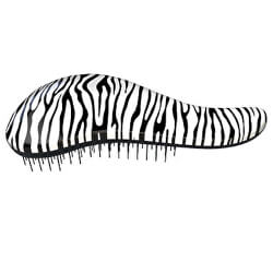 Haarbürste mit Griff Zebra White
