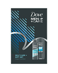 Dárková sada tělové péče Clean Comfort Men+Care - SLEVA - poškozená krabička