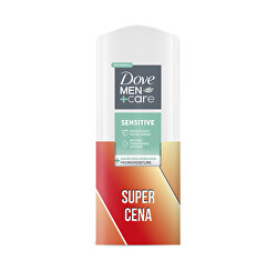 Sprchový gel na tělo, obličej a vlasy Men+Care Sensitive (3 in 1 Shower Gel) 2 x 400 ml