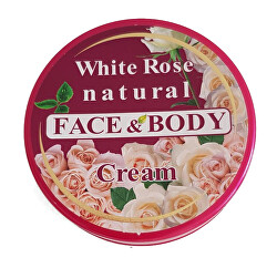 Arcbőr- és testápoló krém 2 az 1-ben White Rose Natural 300 g