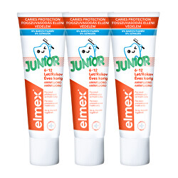 Dentifricio per bambini Junior Trio 3 x 75 ml
