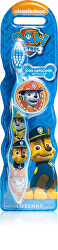 Zubní kartáček s krytkou Paw Patrol modrý
