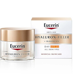 Denní krém proti vráskám SPF 30 Hyaluron-Filler+Elasticity 50 ml