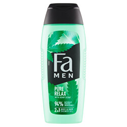 Tusfürdő Men Pure Relax 2v1 (Body & Hair Shower Gel) 400 ml