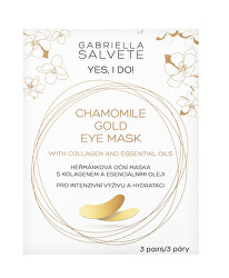 Maschera per gli occhi alla camomilla YES, I DO! (Chamomile Gold Eye Mask) 3 paia