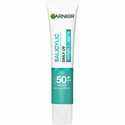 Denní fluid proti nedokonalostem pleti SPF 50+ PureActive Salicylic (Daily UV Invisible + Matte) 40 ml