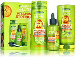 Set regalo trattamento rinforzante per capelli Fructis Vitamin & Strength