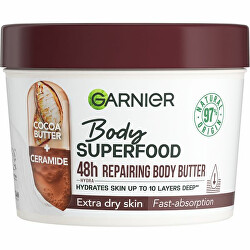 Tělové máslo s kakaem Body Superfood (48 h Repairing Body Butter) 380 ml