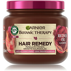 Maschera per capelli deboli con tendenza alla caduta a causa della fragilità Botanic Therapy Ricinus Oil Almond (Hair Remedy) 340 ml