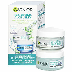 Geschenkset für feuchtigkeitsspendende Hautpflege Skin Naturals Hyaluronic Aloe Jelly Duopack